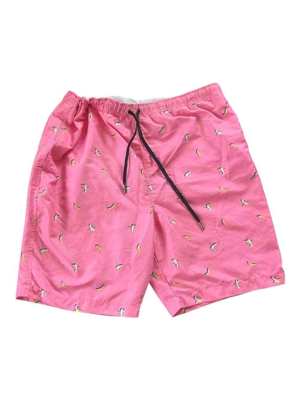 Men's Pink Banana-Print summer beachy vacations  XXL Swim Shorts